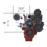 CVF Racing LSX-ACBRKT-R4 LS High-Mount A/C Bracket, GM R4