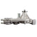 CVF Racing Chevy LS1 Mechanical Water Pump, Satin Cast