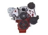 CVF Racing LSX-ACBRKT-7B10 LS High-Mount A/C Bracket, Sanden 7B10