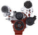 CVF Racing LSX-COMBO-R4 LS A/C, Alt & PS Bracket Combo, GM R4