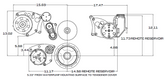 CVF Racing B-LSX-SERPENTINE-PS LS BEAST Serpentine Conversion, PS/Alt