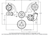 CVF Racing B-LSXH-WRAPTOR LS Wraptor High-Mount Serpentine Kit