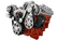CVF Racing LSXM-WRAPTOR-EWP LS Wraptor Mid-Mount Kit w/ Electric WP