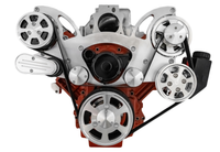 CVF Racing LSXM-WRAPTOR-EWP LS Wraptor Mid-Mount Kit w/ Electric WP