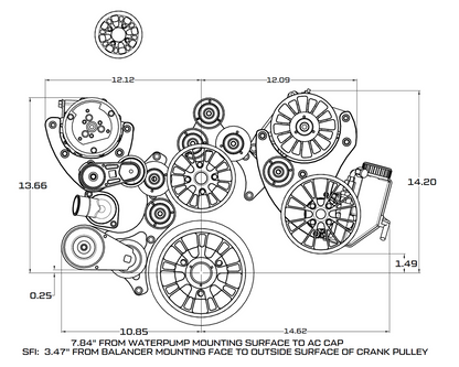 CVF Racing C-LSMHRT-RP LS Reaper Kit for Magnuson TVS2650 Hot Rod