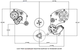 CVF Racing LSXW-WRAPTOR LS Wraptor Wide-Mount Serpentine Kit