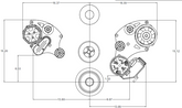 CVF Racing LSXWSC-WRAPTOR LS Wraptor Wide-Mount Kit for Weiand Blower