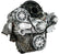 CVF Racing LT1 Gen V Reaper serpentine system, Polished, LT1V-REAPER