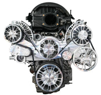 CVF Racing LT1 Gen V Reaper serpentine system, Polished, LT1V-REAPER
