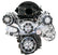 CVF Racing LT1 Gen V Reaper serpentine system, Polished, LT1V-REAPER