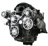 CVF Racing LT1 Gen V Reaper serpentine system, Polished, LT1V-REAPER