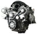 CVF Racing LT1 Gen V Reaper serpentine system, Polished, LT1V-REAPER