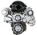 CVF Racing LT1 Gen V Reaper serpentine system, Polished, LT1V-REAPER