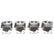 Clevite77 Piston Set w/Rings   4pk GM 6.6L Duramax RH 224-3709WR.020