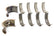 Clevite H-Series Main Bearing Set — Chevrolet Small Block V8 | Performance Tri-Metal, Extra Oil Clearance, Standard Size | MS1038HX