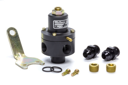 MSD Universal Port Fuel Injection Pressure Regulator, 30-100 psi, 8AN | 29389