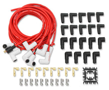 Load image into Gallery viewer, Mallory Pro Sidwinder Plug Wire Set w/Ceramic Boots Red 937C