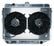 66-74 A,B,C,E Body AC Aluminum Performance Radiator And 12 Inch Dual Fan Kit AT 17x26 Inch Cold Case Radiators