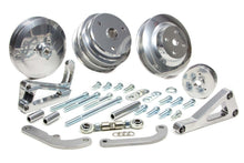 Load image into Gallery viewer, March Performance SBC Serpentine Conv Low Cost Custom Silver Kit 22031-09