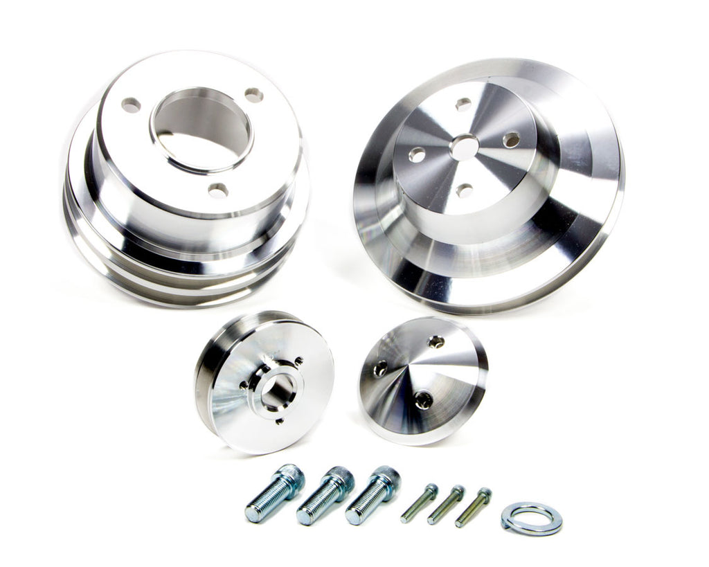March Performance Bb Chevy 3 Pc Pulley Set 7015