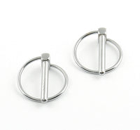 Mr Gasket These replacement clips are torsion style that can be used with most hood pins. 1017A