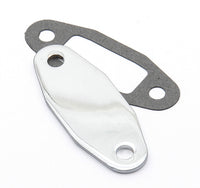 Mr Gasket Mr. Gasket Fuel Pump Block Off Plate - Chrome 1517