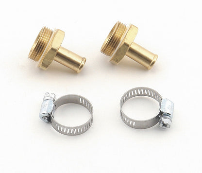 Mr Gasket Mr. Gasket Carburetor Inlet Fittings - 7/8-20 Male To 3/8 Inch Hose Barb - Brass 1543