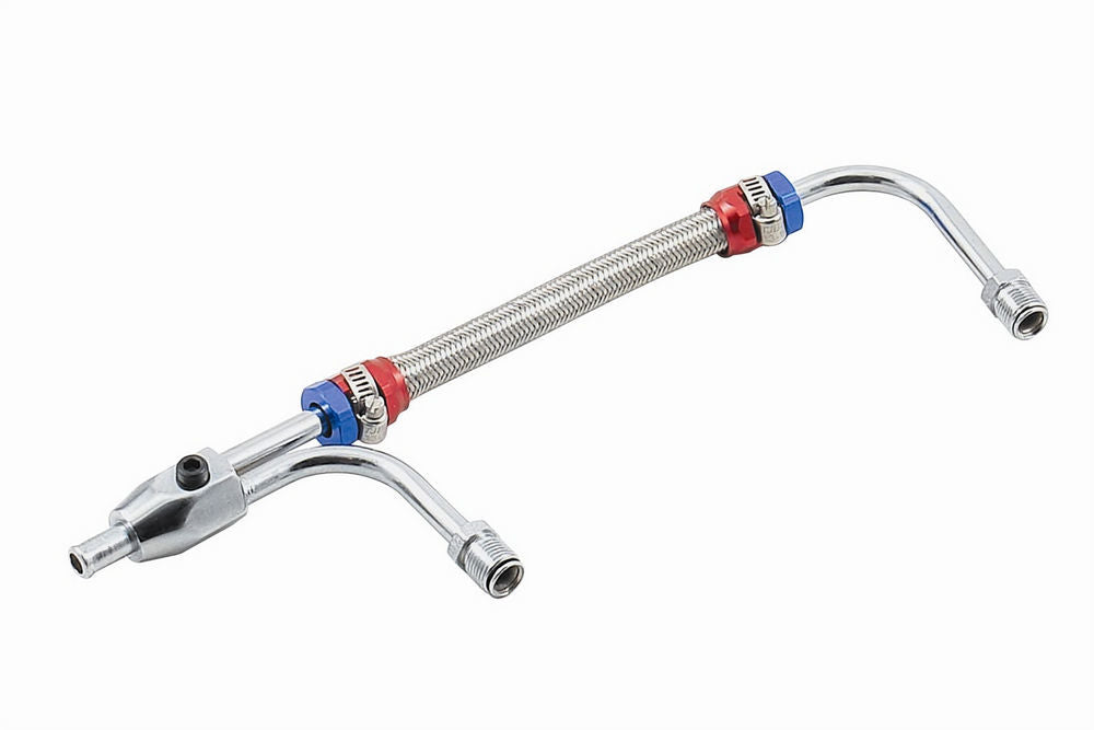 Mr Gasket Mr. Gasket Adjustable Fuel Line with Red and Blue Hose Ends 1556G