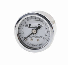 Load image into Gallery viewer, Mr Gasket Liquid Filled Pressure Gauge 0-15lb 1563