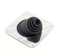 Mr Gasket Large round boot with 8 Inch Square Plate 1650