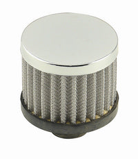 Mr Gasket Mr. Gasket Chrome Valve Cover Breather - Push On Style Open Element 2049