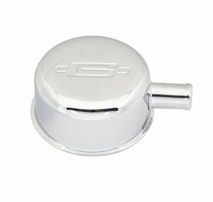 Mr Gasket Push-on style with breather tube - chrome 2054