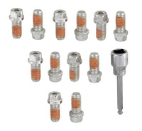 Mr Gasket Mr. Gasket Headlock Locking Header Bolts - 3/8-16 x 3/4 Inch - Set of 12 2230G
