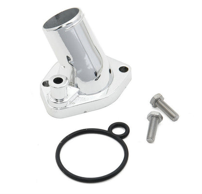 Mr Gasket Mr. Gasket O-Ring Style Chrome Water Neck - 45 Degree 2662