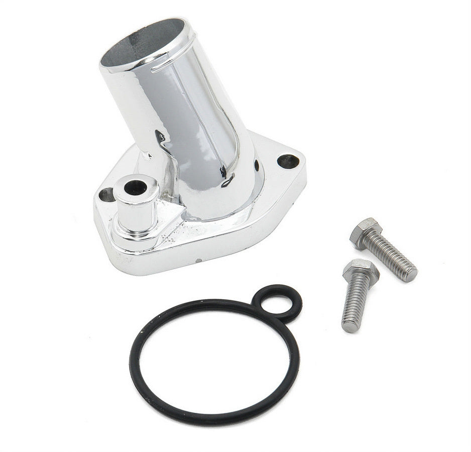 Mr Gasket Mr. Gasket O-Ring Style Chrome Water Neck - 45 Degree 2662