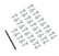 Mr Gasket Steel - 35 Pieces - Enough for Two Tires. Includes Drill Bit. 4318