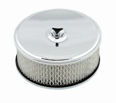 Mr Gasket Mr. Gasket Air Filter Assembly - Chrome - 6-1/2 Inch x 2-7/16 Inch 4346