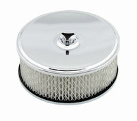 Mr Gasket Mr. Gasket Air Filter Assembly - Chrome - 6-1/2 Inch x 2-7/16 Inch 4346