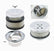 Mr Gasket Mr. Gasket Air Cleaner - Deep Dish - 4 Inch x 2 Inch - Chrome 4354