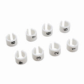 Mr Gasket White with Cylinder   Numbers - White / Black 4472