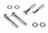 Mr Gasket Mr. Gasket Water Pump Bolts - Chrome 4998