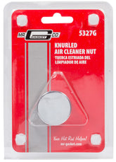 Mr Gasket Mr. Gasket Air Cleaner Nut - 1/4-10 - Chrome Steel, Knurled 5327G