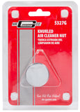 Mr Gasket Mr. Gasket Air Cleaner Nut - 1/4-10 - Chrome Steel, Knurled 5327G