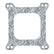 Mr Gasket Mr.Gasket Perf Carb Base Gasket - 4-Barrel,Square Flange,Open Center,Bulk Packed 54