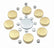 Mr Gasket Mr. Gasket Brass Freeze Plug Kit 6481