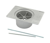 Mr Gasket Converts Street Scoop from Dual 4-Barrel to Single 4-Barrel Carburetor. 6653