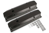 Mr Gasket Mr. Gasket Fabricated Aluminum Valve Covers - Black Finish 6865BG