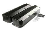 Mr Gasket Mr. Gasket Fabricated Aluminum Valve Covers - Black Finish 6880BG