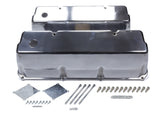 Mr Gasket BBF Cast Alm Valve Cover Set Tall Polished 6890G