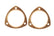 Mr Gasket Fits 3-1/2 Inch Diameter 3-Bolt Round Header Collectors 7178C